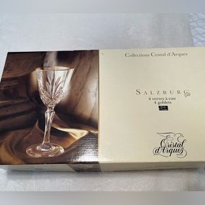 Cristal d’Arques Salzburg Gold box of 4